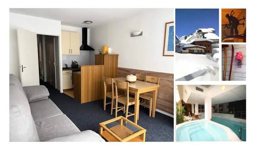Chalet pour 5 personnes, avec piscine, animaux acceptés dans Gourette