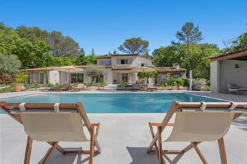 Chambre d’hôte pour 2 personnes, avec piscine et jardin à Roquefort-les-Pins