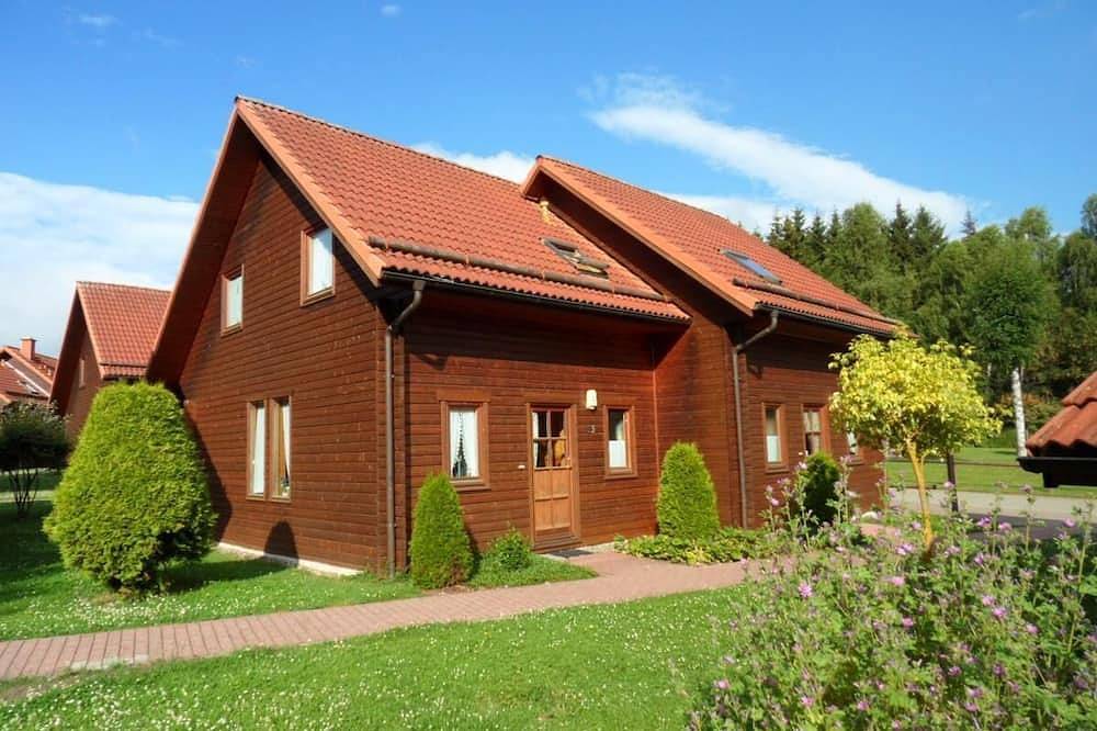 Gemütliches Holzferienhaus im Harz, 2 Schlafzimmer, 2 Bad/Wc, 6 Pers in Hasselfelde, Harzvorland