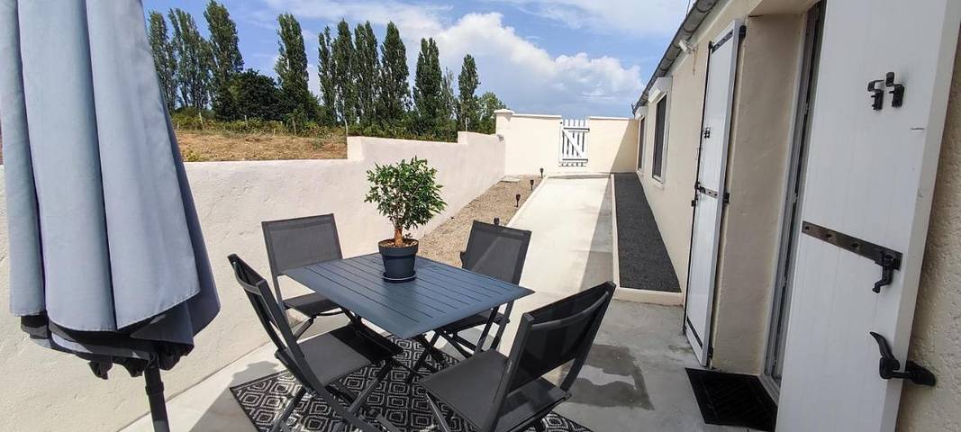 Appartement de vacances pour 6 personnes, avec Terrasse ainsi que Jardin et Vue