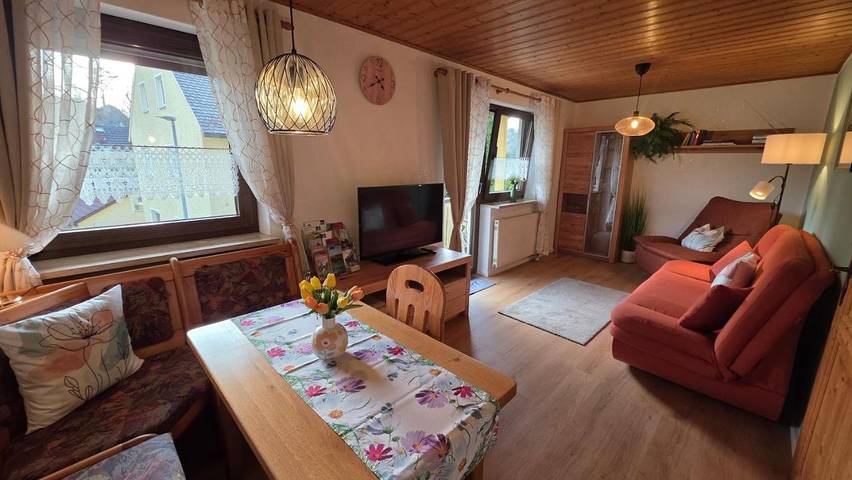 Ferienwohnung für 3 Personen, mit Balkon und Terrasse sowie Garten und Ausblick in Gößweinstein - 4