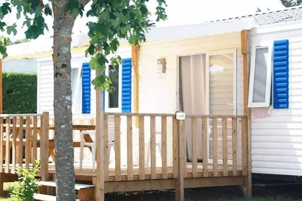 Geräumiges Mobilheim mit Terrasse - 8 Pers. in Angles, Vendée