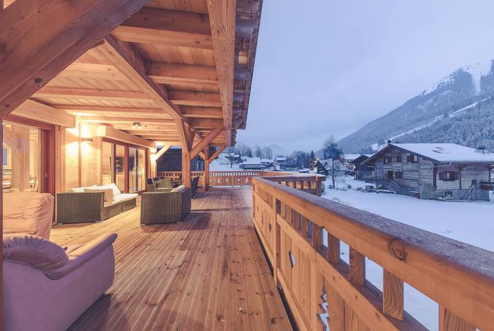 Maison pour 15 personnes, avec Balcon et Jacuzzi à La Chapelle-d'Abondance