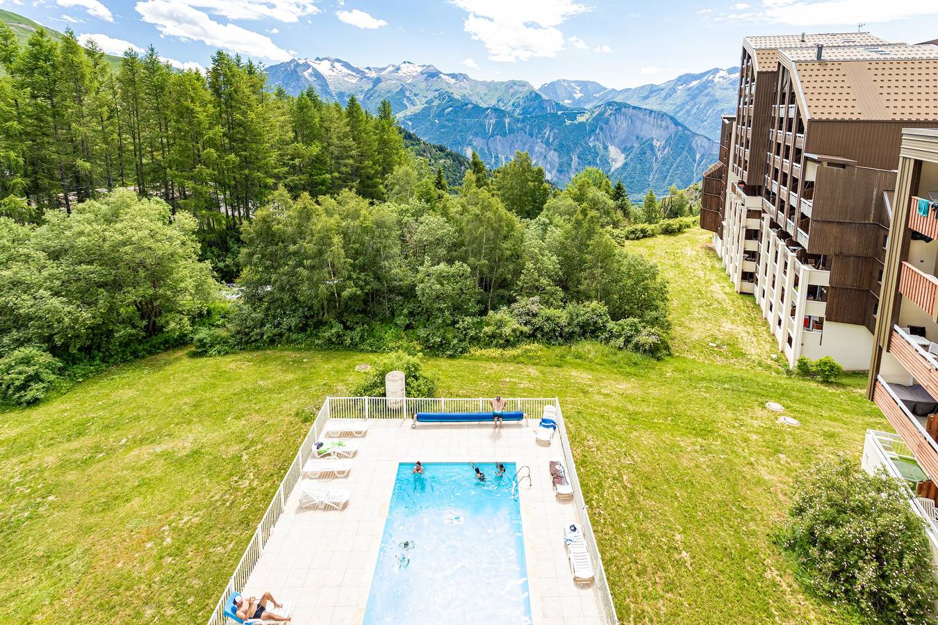 Geheel appartement, Vakantieappartement voor 6 personen met balkon in Huez, Écrins Nationaal Park
