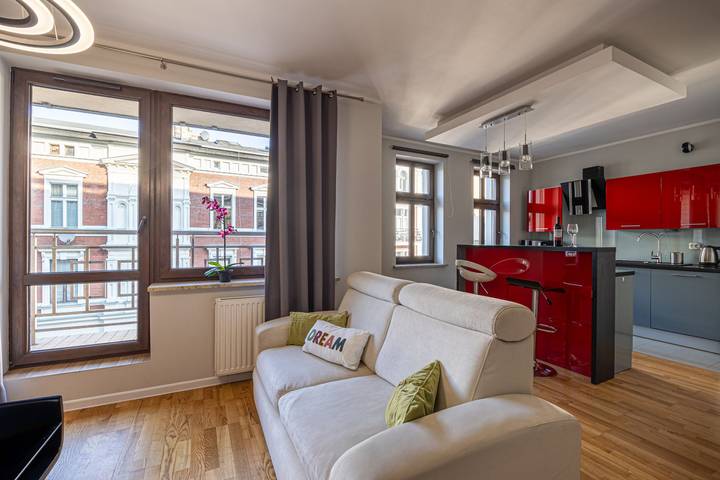 Vakantiewoning voor 3 personen, met balkon, kindvriendelijk in Woiwodschap Koejavië-Pommeren