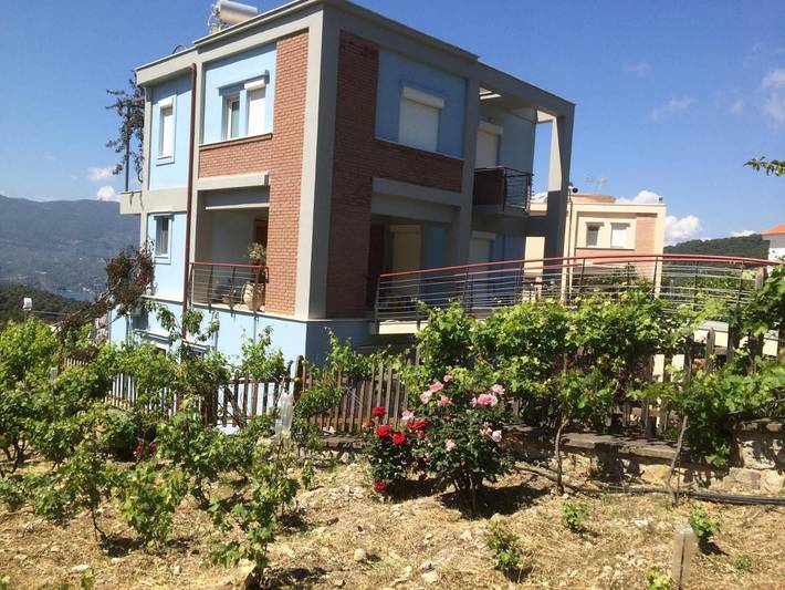 Location de vacances pour 10 personnes, avec vue ainsi que jardin et piscine dans Poros - 3