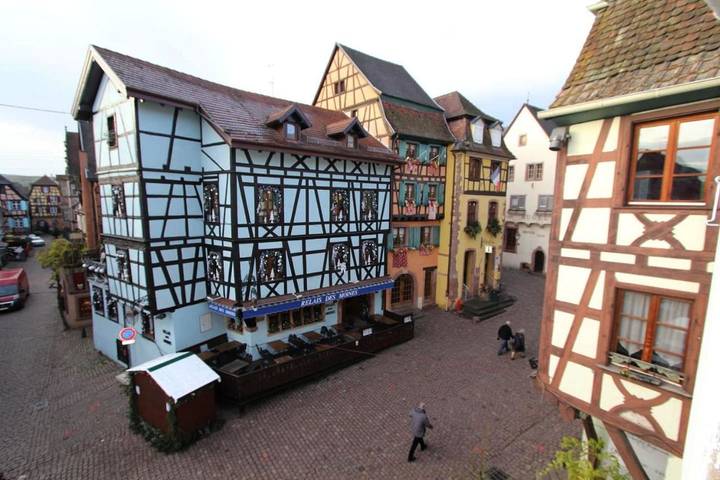 Ferienwohnung für 2 Personen, mit Ausblick in Riquewihr
