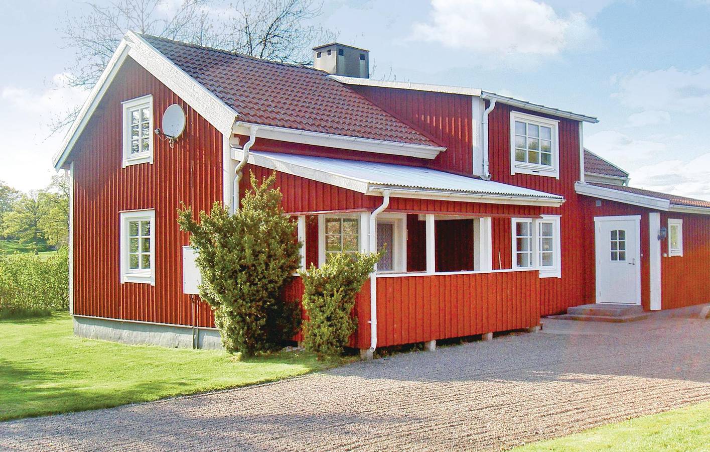 Hus för 8 Personer, med sjöutsikt samt terass och trädgård