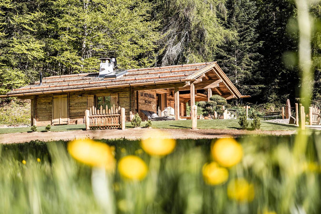 La Mendola Alm-Chalet in Trentino/South Tyrol with Mountain View, Sauna, Garden & Wi-Fi in Cavareno, Val di Non