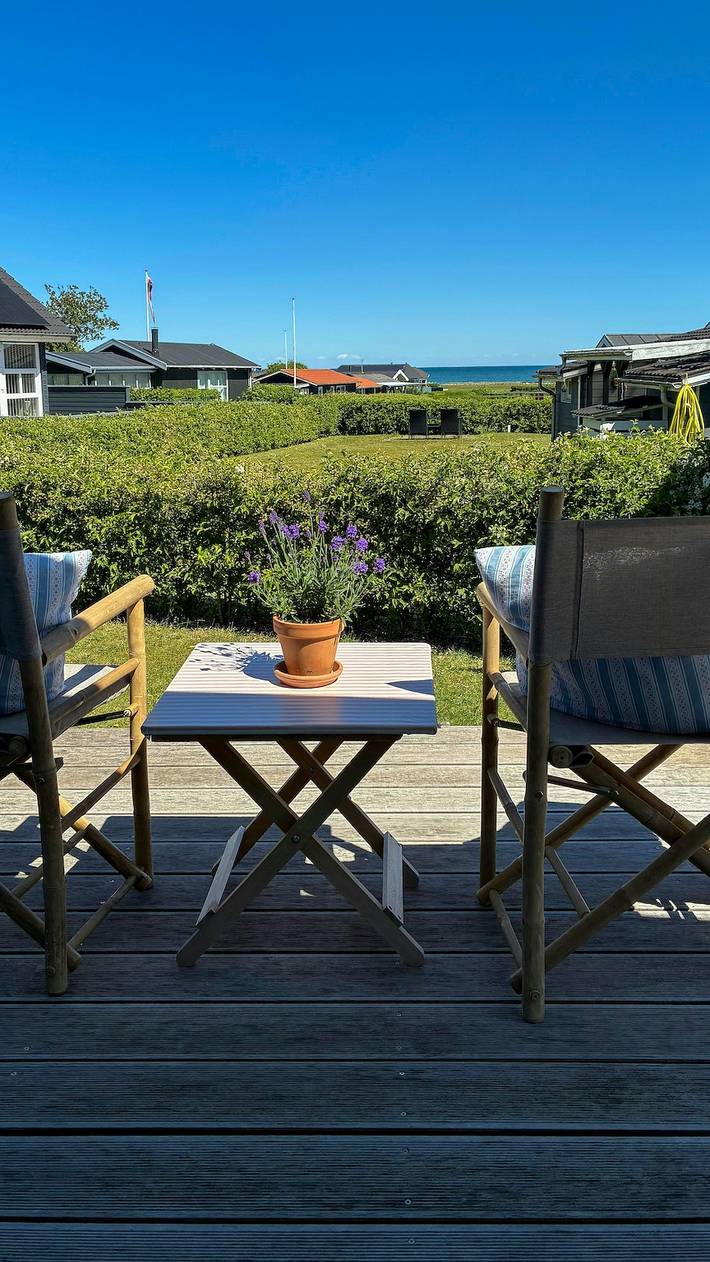 Feriehus for 6 personer, med Terrasse i Sæby