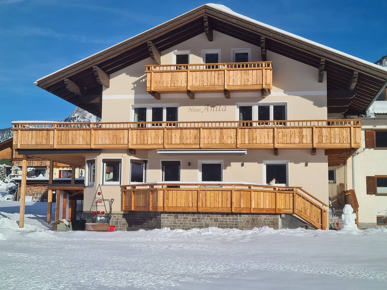 Ganze Ferienwohnung, Haus Anita - Ferienwohnung Alpenrose in Grän, Allgäuer Alpen (Österreich)