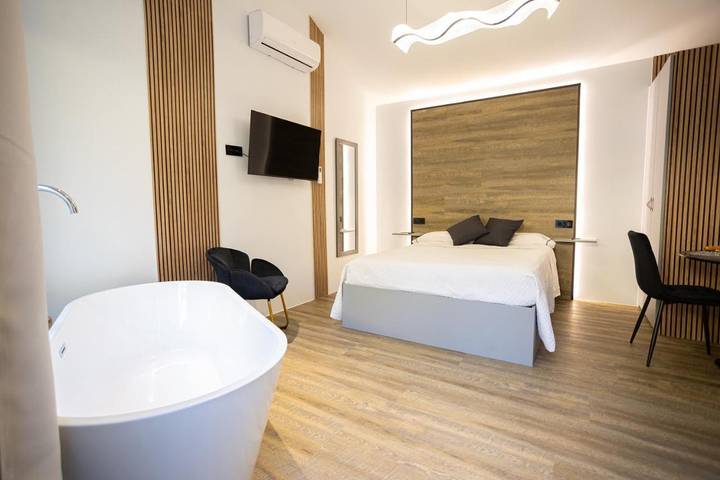 Apartamento para 2 personas, con Terraza y Jacuzzi además de Jardín y Piscina en Moraña