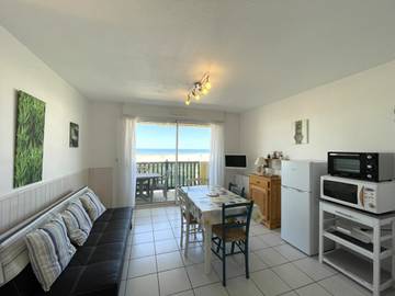 Studio pour 3 personnes, avec terrasse dans les Landes