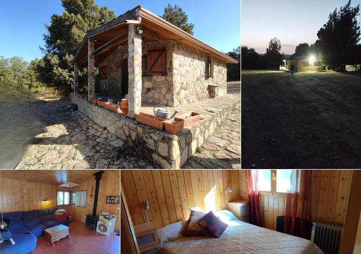 Casa rural para 3 personas, con jardín y vistas, Se admiten mascotas en Ventosilla y Tejadilla