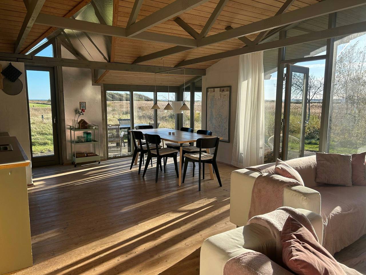 Ferienhaus mit Blick auf Felder und Fjord in Kirkeby (Thyholm), Thyholm