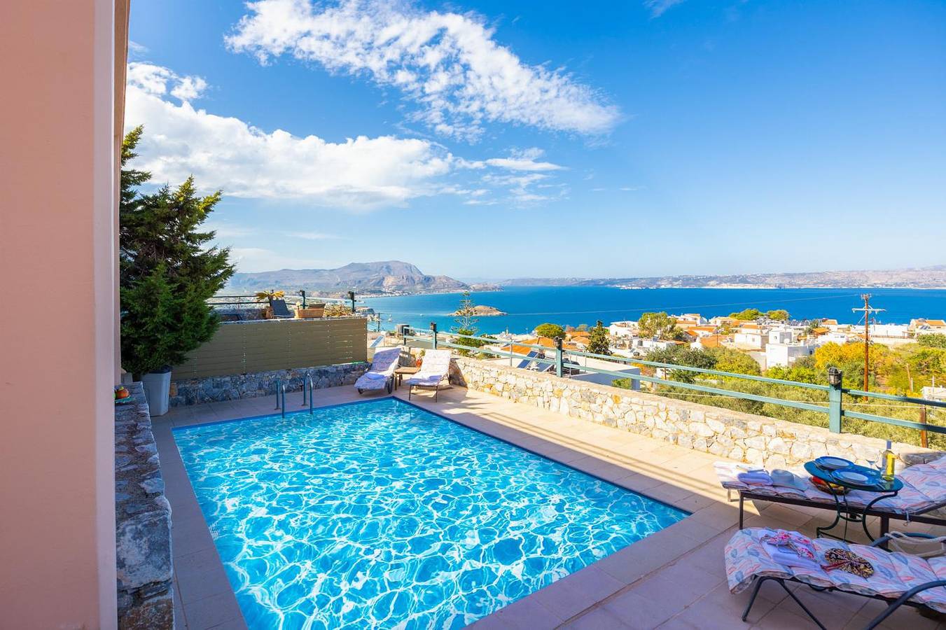 Villa für 7 Personen mit Terrasse in Vamos, Chania und Umgebung