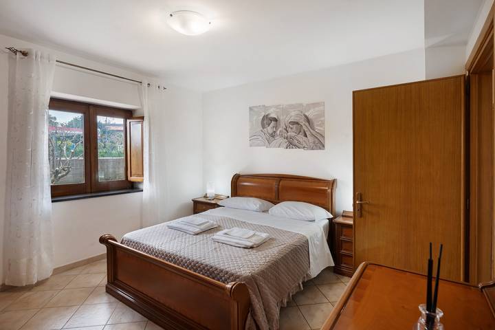 Ferienwohnung für 7 Personen, mit Garten