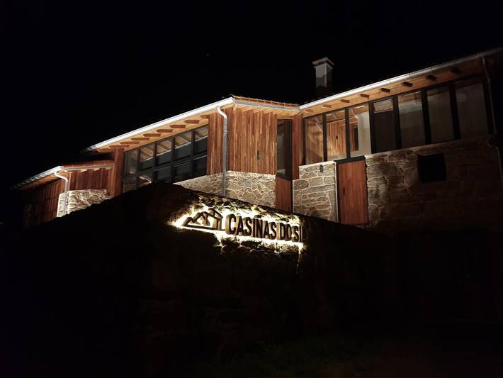 Casa rural para 4 personas, con vistas al lago además de vistas y terraza en Ribeira Sacra