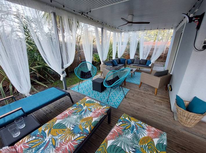 Gîte pour 8 personnes, avec jardin et terrasse