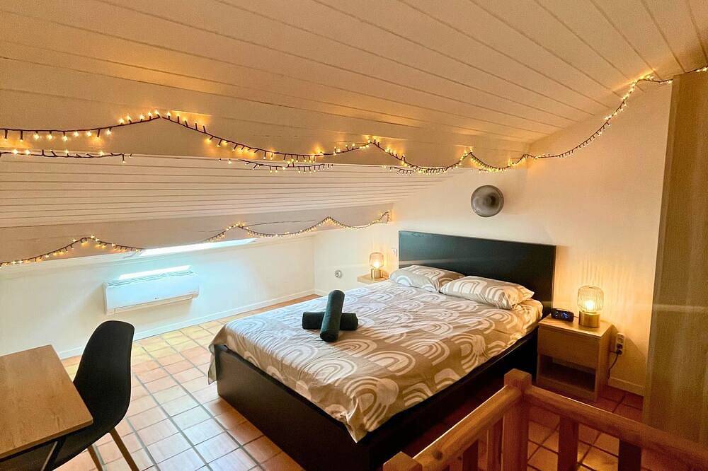 Ganze Wohnung, Charming Provençal duplex with vineyard view in Sablet, Vaucluse