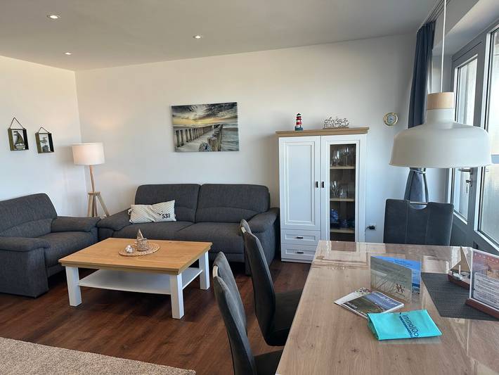 Ferienwohnung für 2 Personen, mit Balkon auf Wangerooge