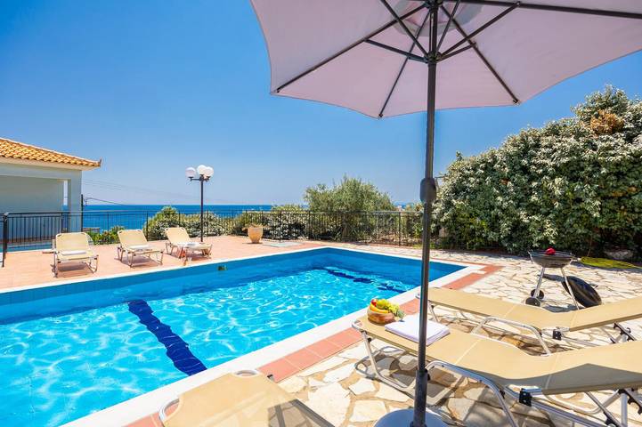 Villa pour 8 personnes, avec jardin et vue sur l’océan dans Skala - 4