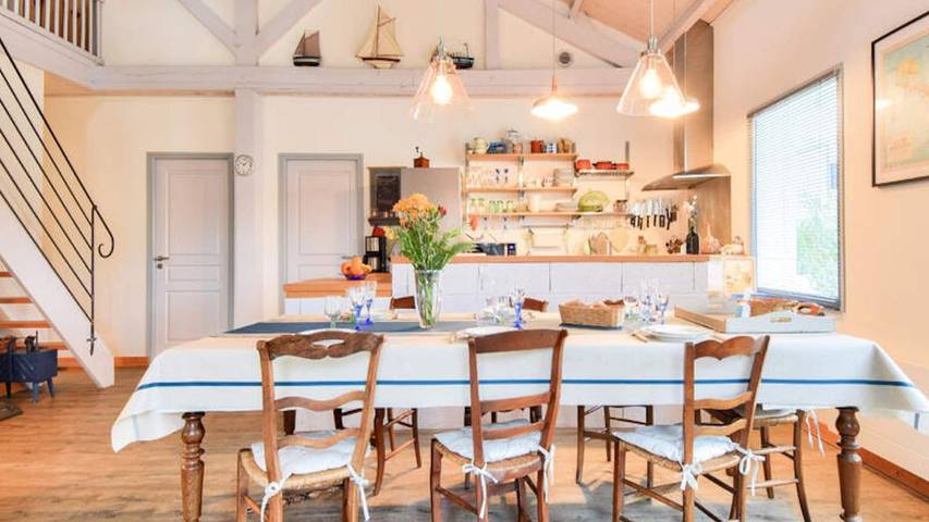 Appartement de vacances pour 7 personnes, avec jardin