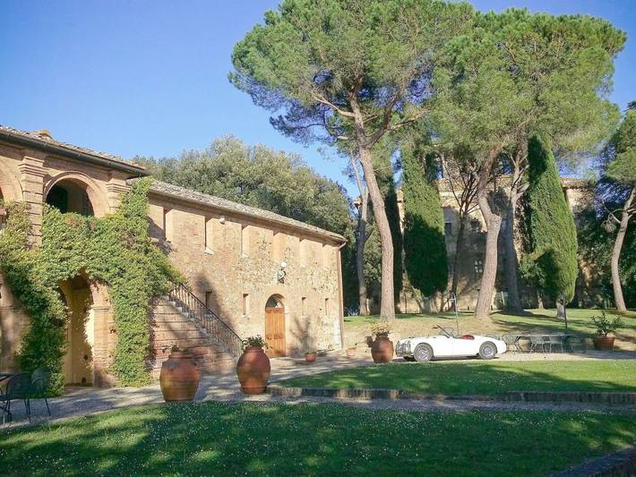 Villa pour 6 personnes, avec Terrasse et Jardin ainsi que Piscine et Vue à Monteroni d'Arbia