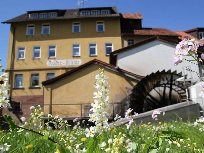 Ferienhaus für 12 Personen, mit Balkon und Sauna in Hammelburg