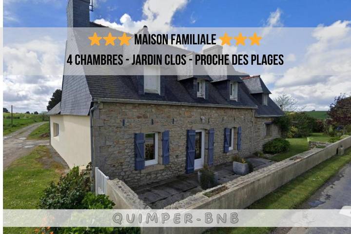 Location de vacances pour 10 personnes, avec jardin et vue, animaux acceptés à Ploéven