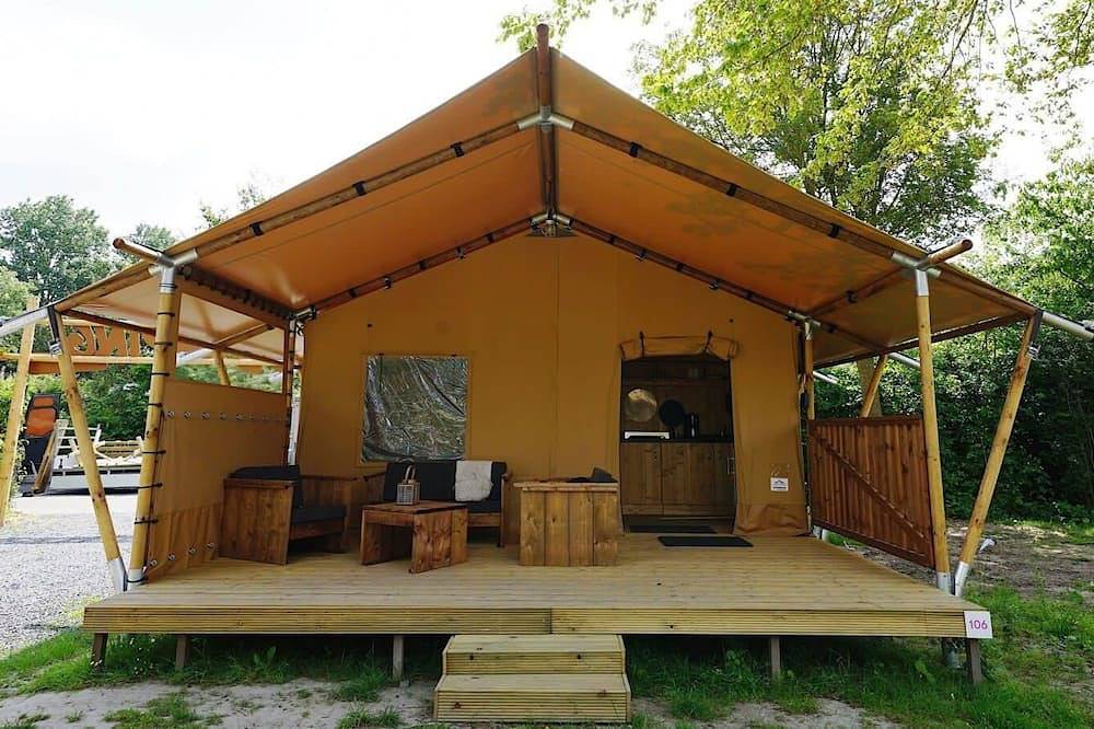 Lodgetent 2 L in Noord-Scharwoude, Niederländische Nordsee
