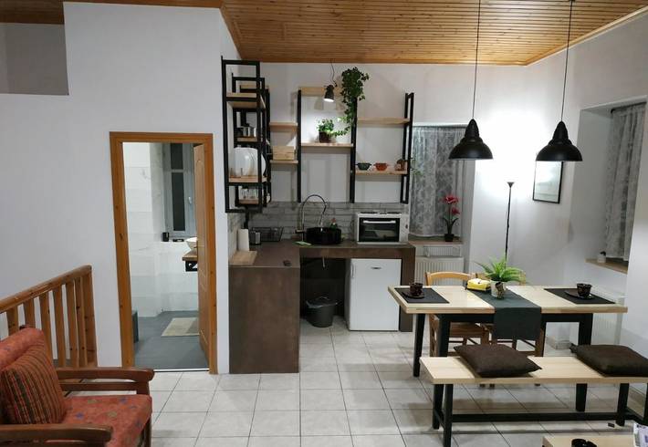 Ferienwohnung für 6 Personen, mit Balkon und Terrasse sowie Ausblick