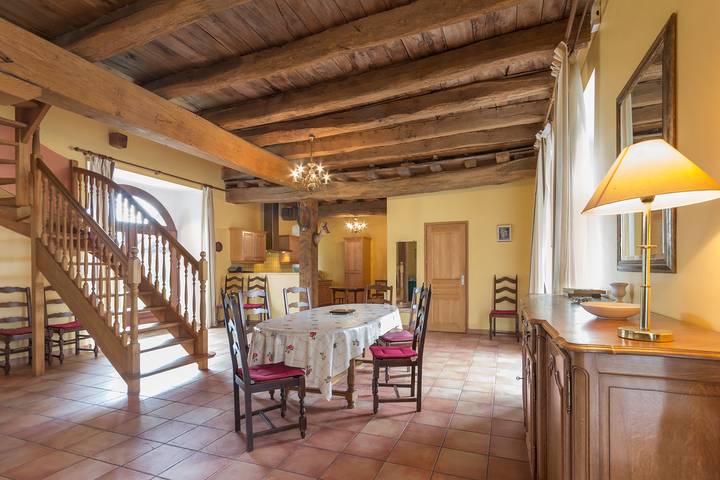 Gîte pour 10 personnes, avec jardin, animaux acceptés à Limerzel - 4