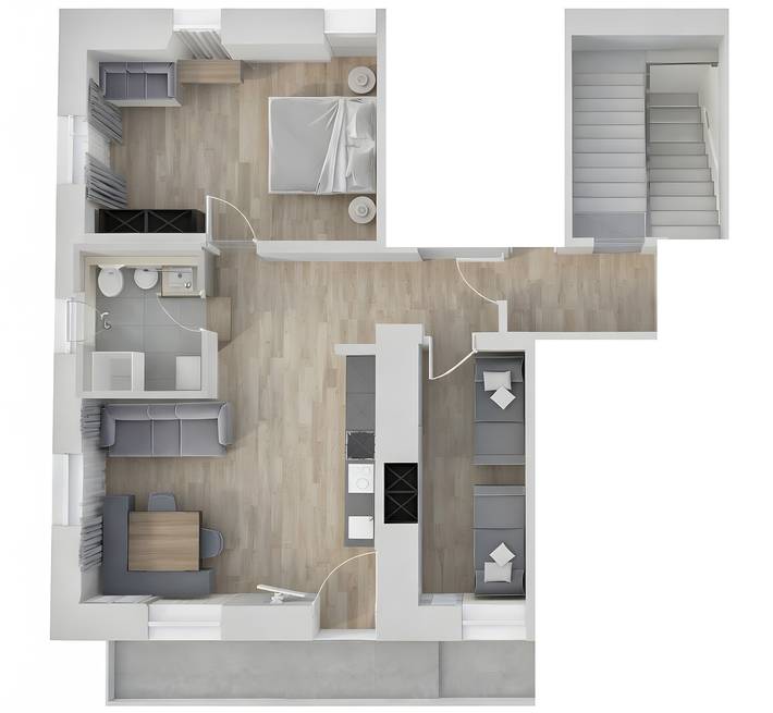 Vakantiewoning voor 4 personen, met tuin in Ortisei