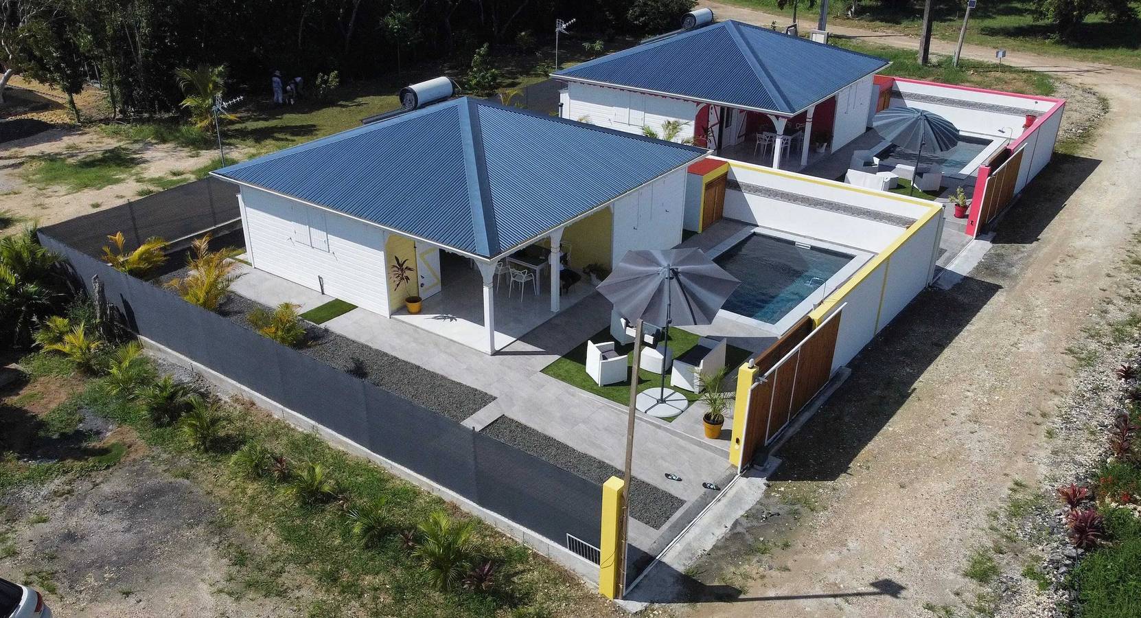 Villa mit Pool in Saint-François - 72 m² Aussicht in Saint-François, Guadeloupe