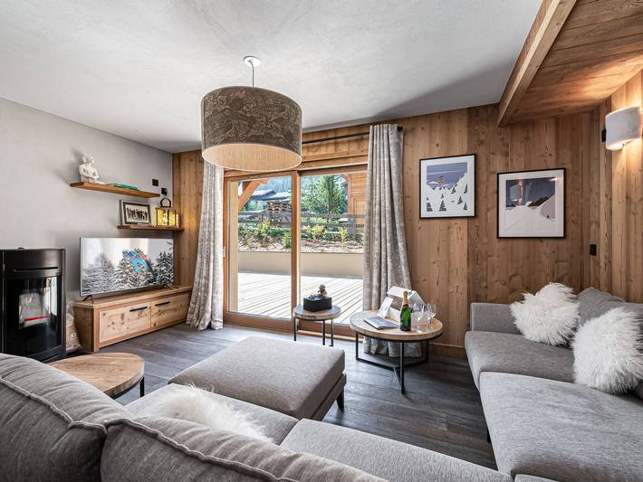 Appartement de vacances pour 8 personnes, avec balcon dans Courchevel 1300 (Le Praz)