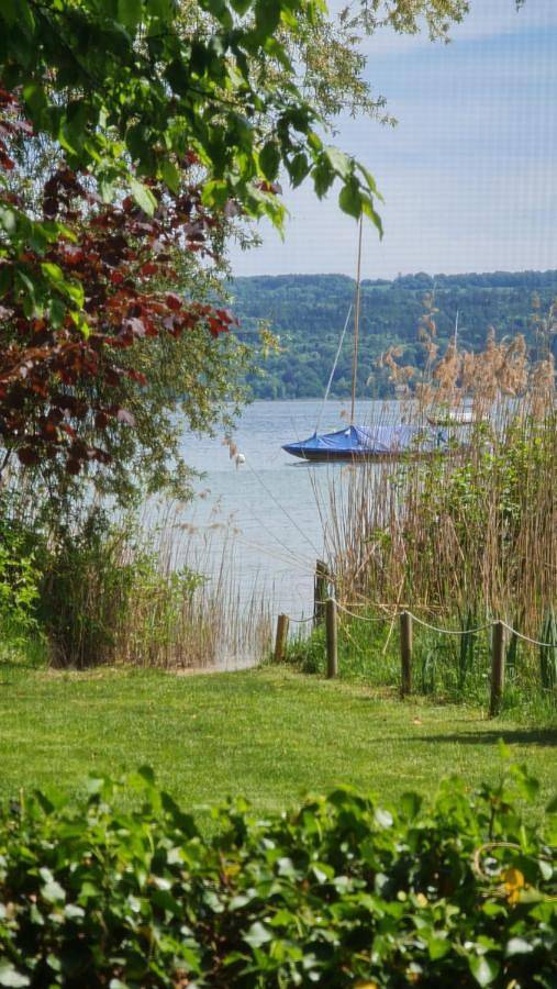 Chalet für 3 Personen, mit Garten und Seeblick sowie Ausblick und Terrasse, mit Haustier am Ammersee - 3
