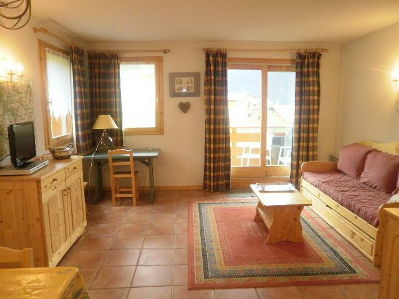 Ganze Wohnung, 3-Zimmer-Wohnung für 6 Pers mit Balkon in Vallandry - Haustiere erlaubt in Landry, Vanoise-Massiv