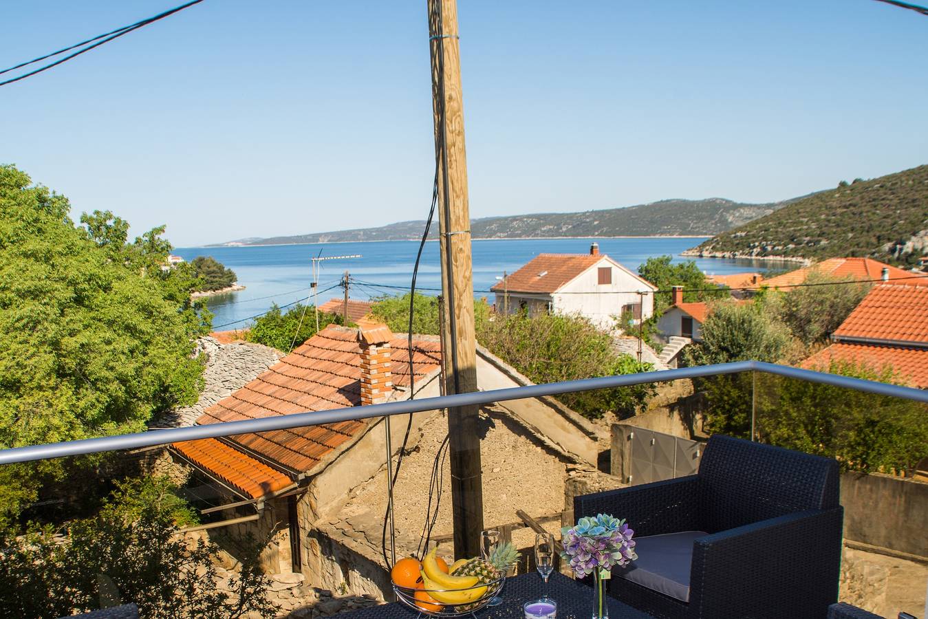 Ganze Wohnung, 1-Zimmer-Ferienwohnung mit Terrasse und Meerblick Drvenik Veliki, Drvenik A-16377-d in Drvenik Veliki, Drvenik Mali und Veli