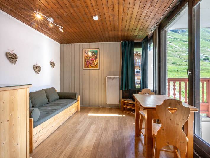 Studio pour 2 personnes, avec balcon à Val-d'Isère