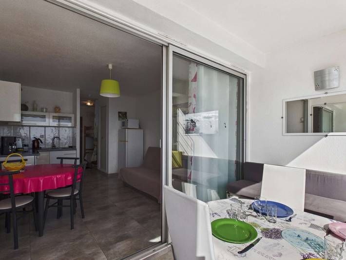 Studio entier, Studio cabine rénové, superbe vue mer - 4 pers. in Grau-d'Agde, Agde