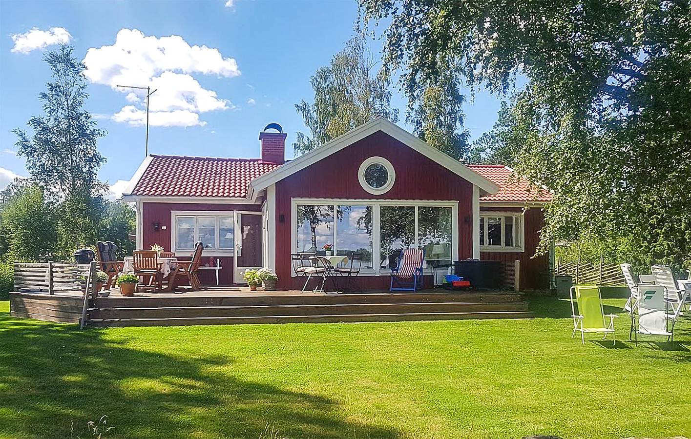 Ferienhaus für 6 Personen mit Terrasse in Jönköpings län