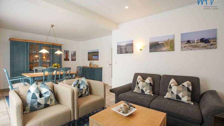 Ferienhaus für 5 Personen, mit Garten auf Borkum