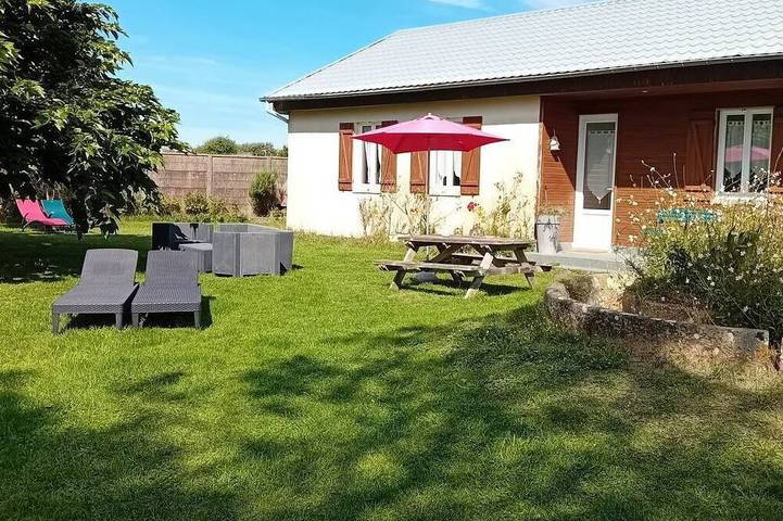 Maison de vacances pour 6 personnes, avec jardin, animaux acceptés