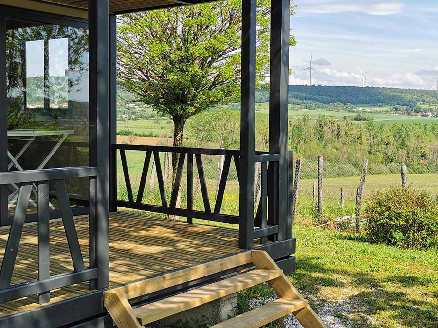 Camping Du Bois De Reveuge  - Chalet 6 personnes - Ottawa in Rougement, Doubs