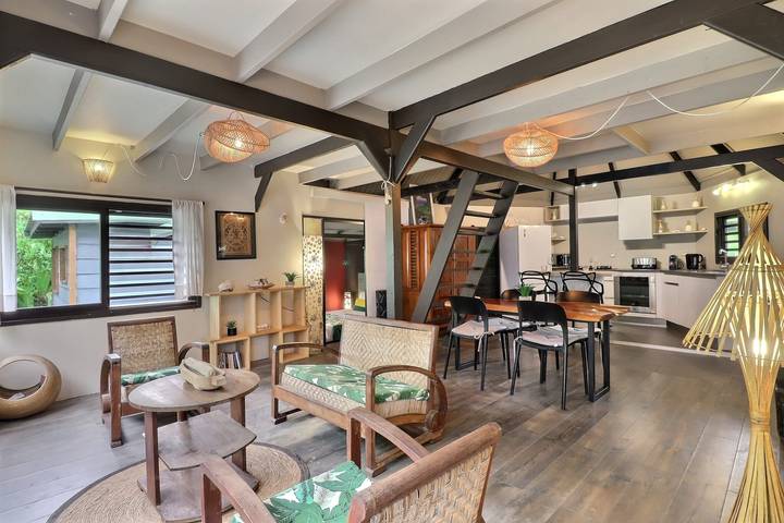 Gîte pour 6 personnes, avec terrasse et piscine dans Polynésie française - 2