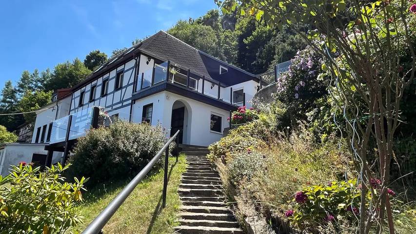 Ferienwohnung für 5 Personen, mit Garten und Sauna in Festung Königstein - 2