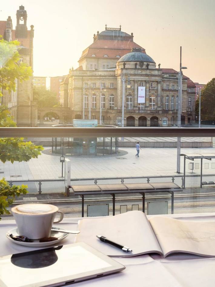 Hotel für 2 Personen, mit Terrasse und Sauna in Chemnitz