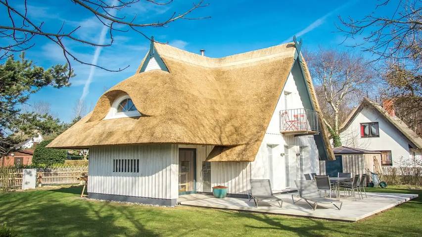 Ferienhaus für 6 Personen, mit Garten und Sauna in Wustrow