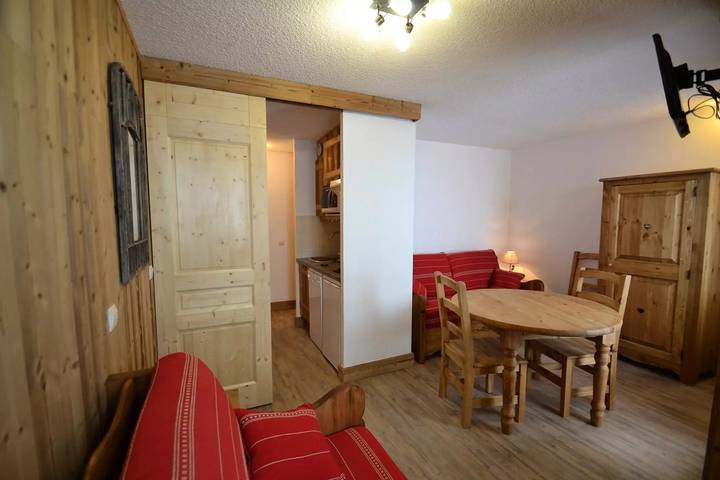 Studio entier, Studio 3/4 pers -Les Gentianes - Plagne Villages in Plagne Villages, La Plagne-Tarentaise